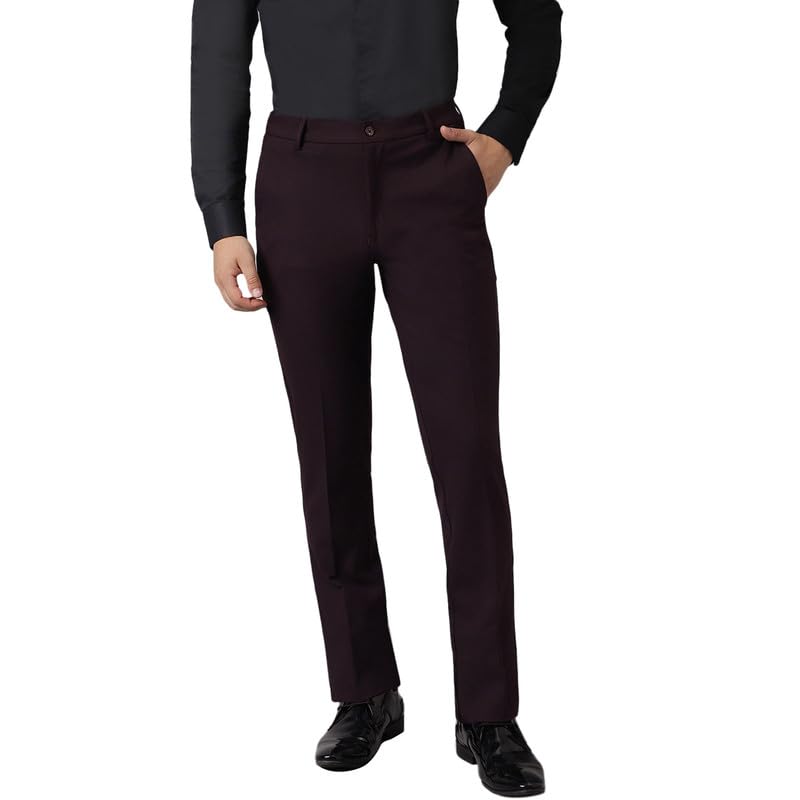 SUBTRACTFormal Pant for Men | Lycra Stretchable Slim Fit Trousers for Office or Party