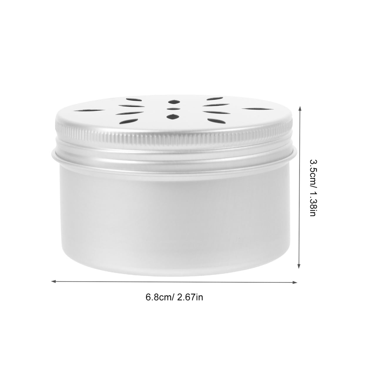 WOONEKY Lot de 10 récipients de dressage pour chien - En métal - Avec couvercle - Pour odeur de chien - Boîte à renifler - Boîte d'entraînement pour chien - Aromathérapie - Travail