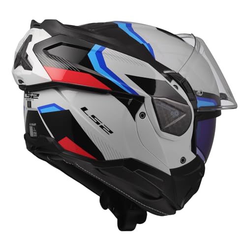 Image of LS2 Helmets Advant II Modular Motorcycle Helmet W /SunShield (Gloss Jeans Gray - X-Small)