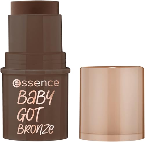 essence | Baby Got Bronze Stick | Cream Bronzer Easy to Apply & Blend | Vegan & Cruelty Free | Free From Gluten Parabens Preservatives & Microplastic Particles (50 | Cozy Coffee Kiss)