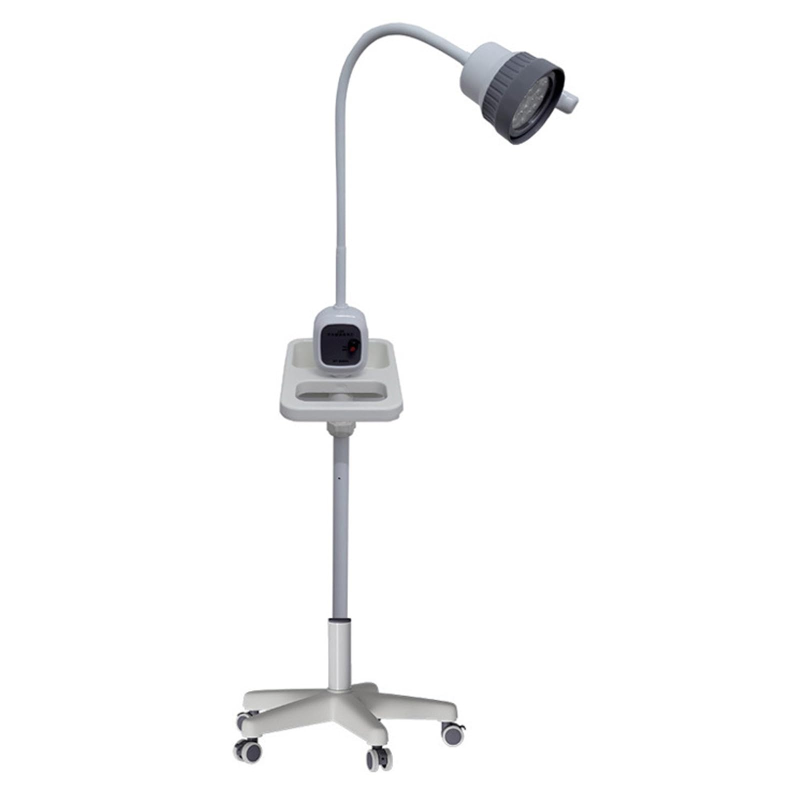 Lámpara de Examen Médico LED Luz Quirúrgica con Caja de Almacenamiento, Lámpara de Examen Quirúrgico, Lámpara de Pie con Rotación de 360°, Lámpara de Luz Móvil para Examen Médico