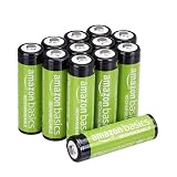 Amazon Basics Baterie AA, do ponownego ładowania, 2000 mAh, 12 sztuk, wstępnie naładowane