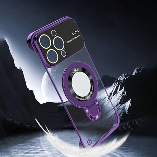 Coque magnétique pour iPhone 13 Pro Max avec support U-Shield anti-chute sans cadre - 4