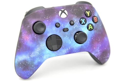Image of Wireless Custom Controller Compatible with PC, Windows 10+, Series X /S & One (Series X /S Blue Galaxy)