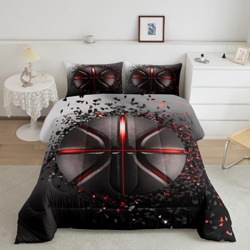 Image of Feelyou Basketball Cool Bedding Set Full Size for Kids Teens