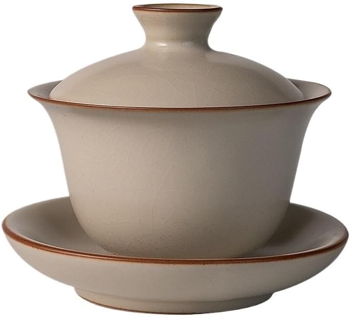 Gaiwan Chawan Tea Cup Bowl Set Soup Porcelain Ceramic Tableware