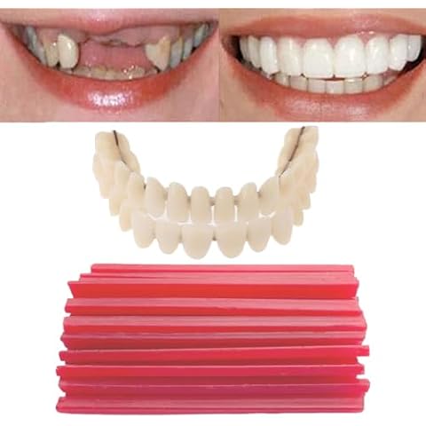 Do It Yourself Fake Tooth Repair Kits for Making Temporary Partial or Full Dentures,Tooth Fixing Kit for regaining Condident Smile Cover