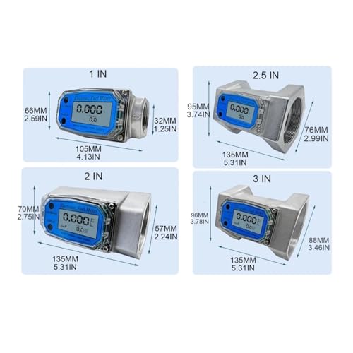 Débitmètre d'eau électronique 2.5" pour éviter les pertes de carburant - 6