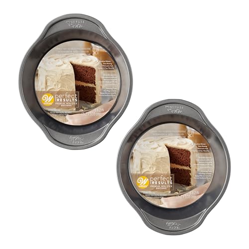 Wilton Perfect Results Premium 6-inch Non-Stick Round Cake Pan Set, 2-Piece, Steel