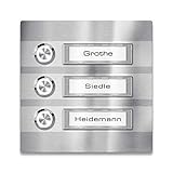 Hochwertige Klingel aus V2A-Edelstahl - rostfrei und witterungsbeständig. Qualität direkt vom Hersteller.