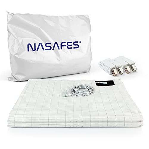 Drap de mise à la terre 269x259 cm King Size avec accessoires de grounding complets