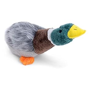 Petface Honking and Squeaky Duck Plush Dog Toy