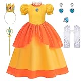 Miltrs Princess Costume for Girls Kids Movie Cosplay Dress Up Outfit Halloween Christmas Birthday Party