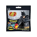 Con una colorida mezcla de caramelos Jelly Belly, la bolsa de Batman incluye versiones relucientes y brillantes de sabores populares.