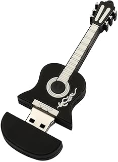 Guitar Shape Pen Drive | High Speed USB 2.0 Flash Drive | Unique Music Lover Gift | Cute PVC Material Pendrive for Laptop, Car, TV, PC | Stylish Portable Data Storage Device (32, GB)