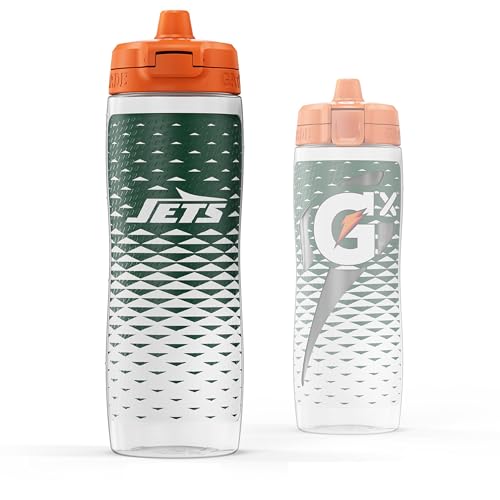Image of Gatorade Gx NFL Non-Slip Squeeze Bottles, 30 fl oz, Gx Hydration System