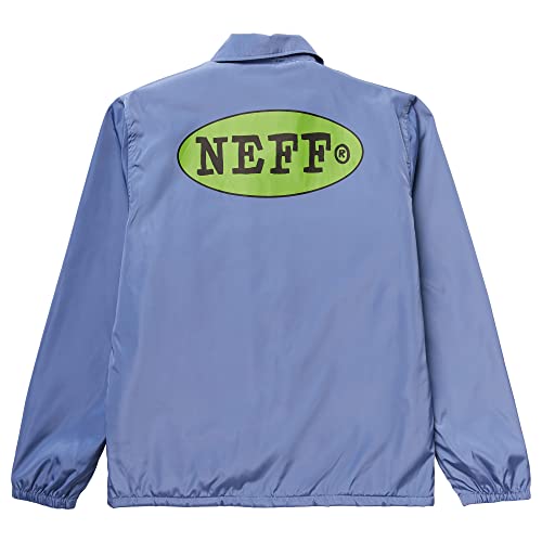 Image of NEFF Men's Casual Lightweight Coaches Logo Jacket with Pockets