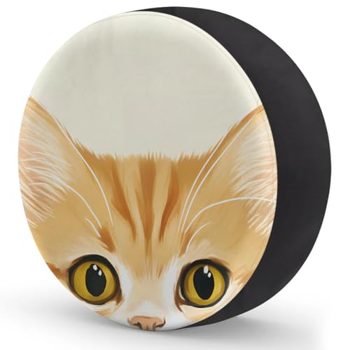 Image of Spare Tire Cover for RV Trailer, Funny Cats Tire Covers Universal Fit for Travel Trailer Camper Jeep RV SUV Truck Waterproof Wheel Cover (16 inch for Diameter 29 inch - 31 inch)