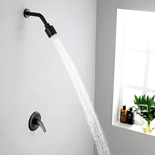 Robinet de douche mural mitigeur avec kit de garniture complet