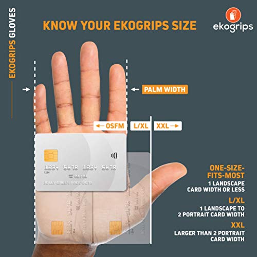 Jolly Green Products Ekogrips Premium Heat-Resistant Bbq Gloves For Cooking And Meat Handling, Kitchen Oven Gloves, Fireplace Accessory, Campfire Gloves, Bbq Mitt, Dishwashing Gloves (Orange, L/Xl) #TOP3