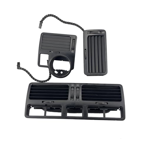 Original Black Instrument Air Outlet Central Air-Conditioning Air Outlet Compatible for VW Golf 4 Jetta Bora MK4 R32 GTI 1999-2004