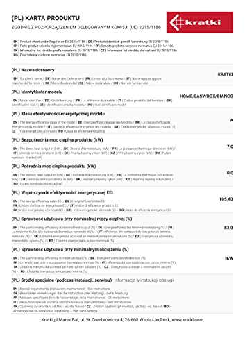 KRATKI Kaminbausatz Home Easy Box | Kamineinsatz 7 kW | 180,1 x 84,2 cm | Schwarz | Heizeinsatz mit Doppeltüröffnungssystem Guillotine nach Links & rechts | 2.BimSchV 15a B-Vg | Ideal für Zuhause