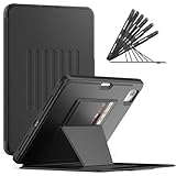 Fabriqué en silicone souple et plastique rigide avec coque en cuir de qualité supérieure, coque 3 en 1 résistante aux chutes, à la poussière et aux chocs