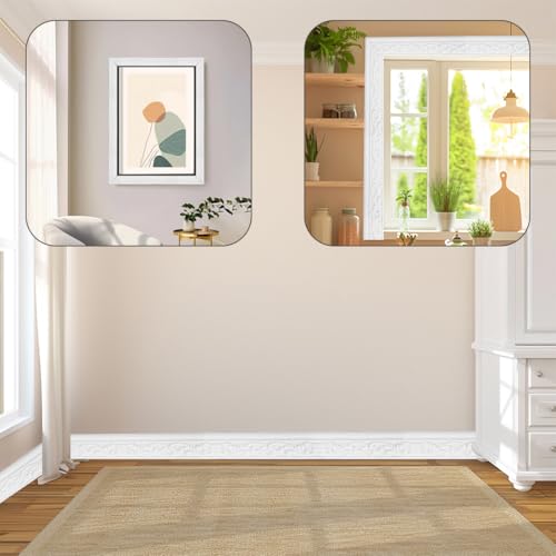 RANJIMA Bordüre Selbstklebend Weiß, 10M Wasserdicht Bordüre 3D Zierleisten Selbstklebend Wasserdicht Bordüre 3D Spitzenmuster Tapetenbordüre für Flur Decke Ecke Linie Wandkante Heimdekoration