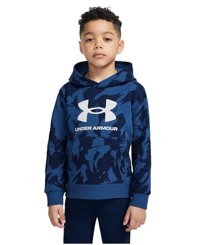 Image of Under Armour Boys' 2-Piece Hoodie Set, Pullover Sweatshirt and Fleece Pants