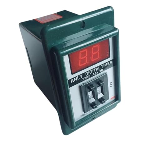 Relais temporisé programmable ASY-2D 24V avec embase 8 broches minuterie 9.9S