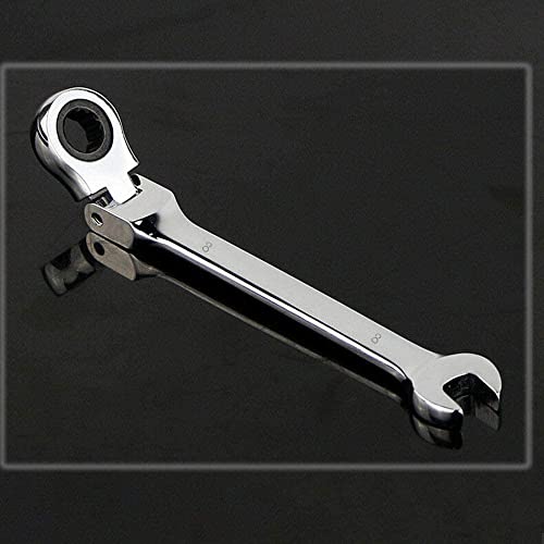 Combination Wrenches 10mm Flexible Head Ratchet Spanner Metric Spanner Set Ratcheting Wrench Repair Tool Hand Tool - Image 4