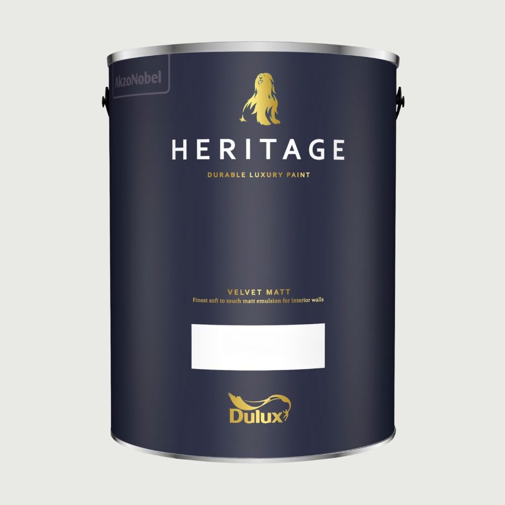 Dulux Heritage Walls and Ceilings Paint - White Velvet Matt Emulsion - 5L