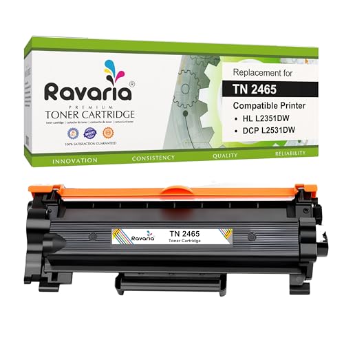 Image of TN 2465 Compatible Toner Cartridge for Brother Printer HL L2351DW, DCP L2531DW (TN 2465 Toner Cartridge Pack of 1)