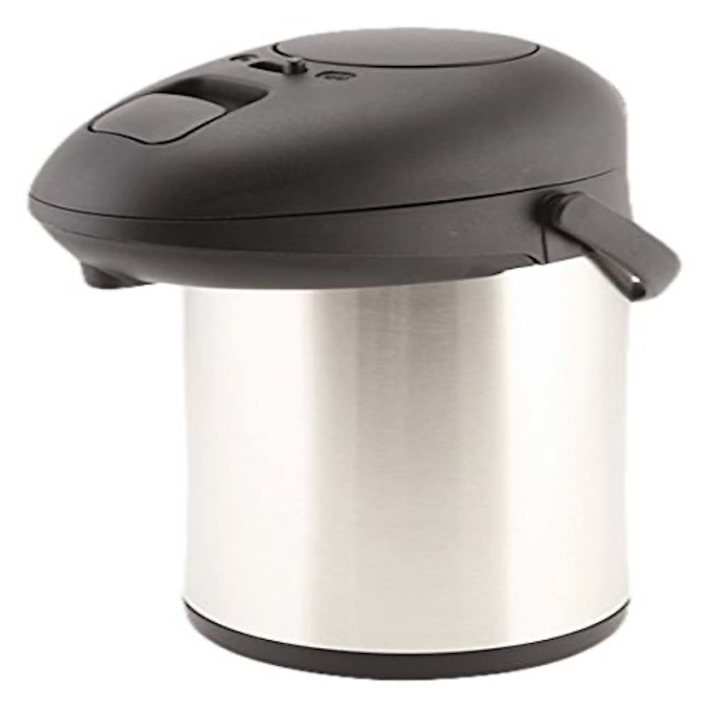 Genware NEV-V3001 Vacuum Pump Pot, Stainless Steel, Unbreakable, 3.0 L