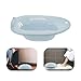 Ipetboom Sitz Bath Over The Seat Sitz Bath Hemorrhoids Postpartum Care Basin Seats for Toilet Seat Pregnant Women Blue