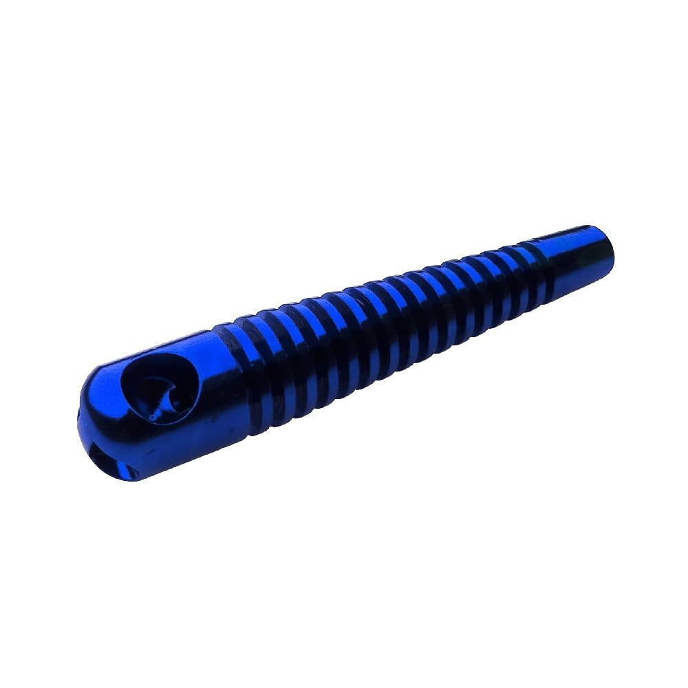 Vastu Taster Metal One Hitter Pipe - 9cm (Blue)