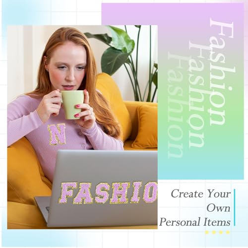 Écussons chenille violets autocollants pour customiser sac à dos et vêtements mode - 7