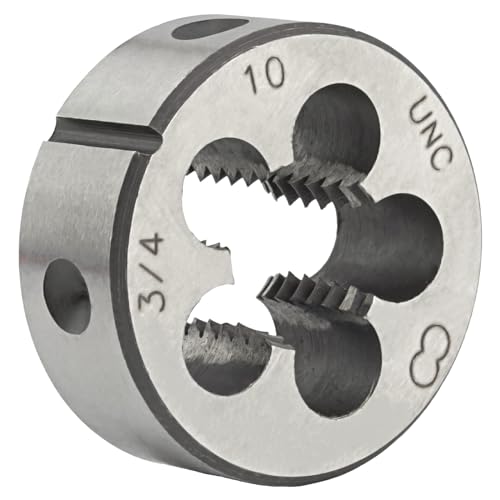 Image of Aceteel 3/4"-10 UNC Round Die, Right Hand Machine Thread Die 3/4 x 10 UNC