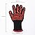 BBQtrips BBQ Gloves, Oven Gloves, Heat Resistant Grilling Gloves, Grill Cut-Resistant Gloves, 932 Degree F Non-Slip Kitchen Safe Cooking Gloves for BBQ, Grilling, Cooking, Red 1 Pair