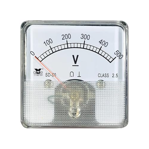 Voltmètre SD60 DC 15V voltmetre analogique aiguille pour tableau electrique continu