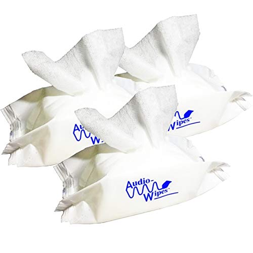 Audiowipes Towelettes Portable Pouch - by Audiologist's Choice (3 Pack)