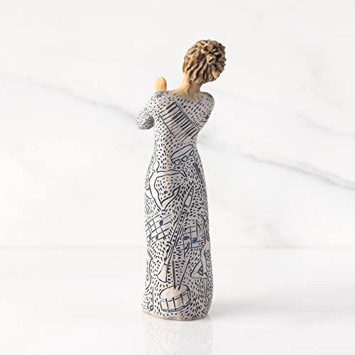 Willow Tree Music Speaks (hellere Haut), geformte, handbemalte Figur