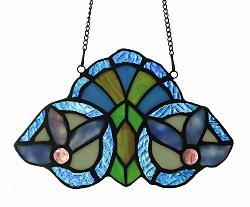 Alivagar Stained Glass Window Panel SunCatcher, 7