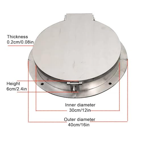 Couvercle de fosse septique robuste 2 tonnes en acier inoxydable verrouillable
