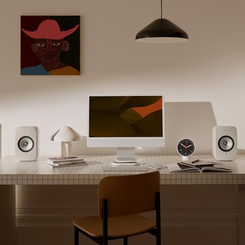 Image of KEF LSX II LT Wireless HiFi Speakers (Stone White, Pair)