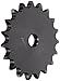 Browning 50A19 Plate Roller Chain Sprocket, Single Strand, Type A Hub, Steel, 5/8" Stocked Bore, 19 Teeth