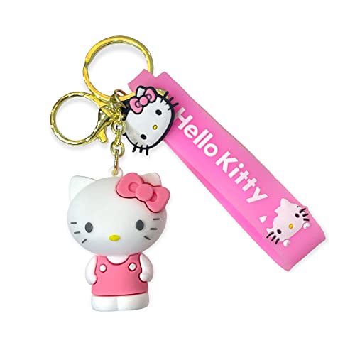 Image of AUGEN Hello Kitty 3 Action Figure Keychain Limited Edition for Car, Decoration, Cake, Office Desk & Study Table (Pack of 1)