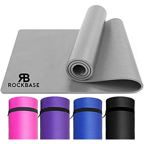 Yoga Mat Soft Foam 10mm Thick Gym Exercise Fitness Pilates Workout Mat Non Slip Cover