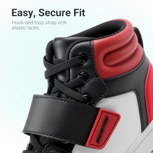 DREAM PAIRS Trampki dla chłopców i dziewcząt, sportowe dla dzieci, buty sportowe, buty turystyczne dla małych i dużych dzieci,Size 36,Czerwony/Niebieski/Czarny,FREESTYLE-K