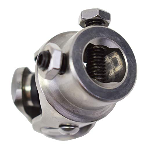A-Team Performance - Forged Stainless Steel Yokes Steering Shaft Universal U-Joint 1" Dd To 3/4" Dd #TOP7